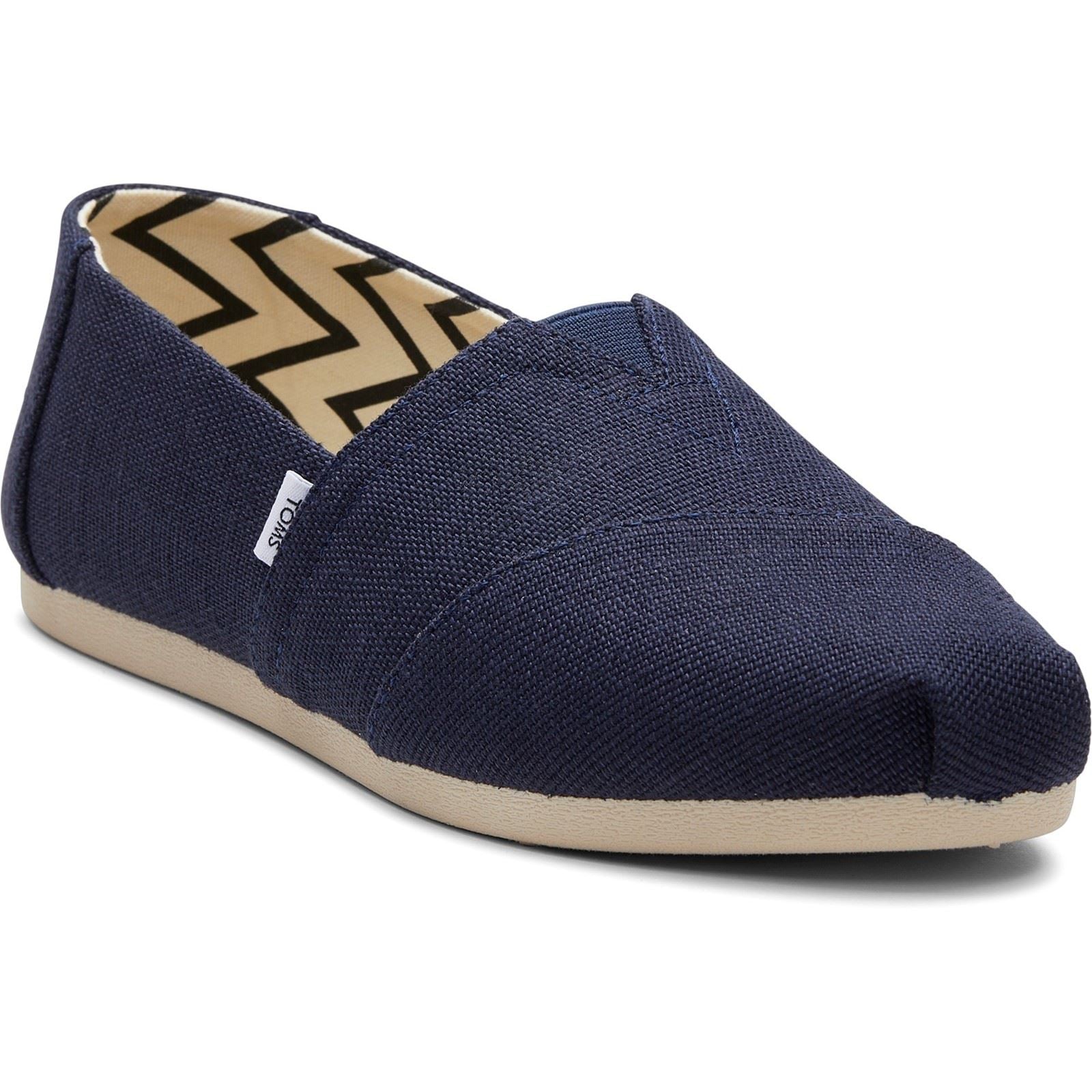 TOMS Alpargata Classic Cotton Women's Navy Espadrilles