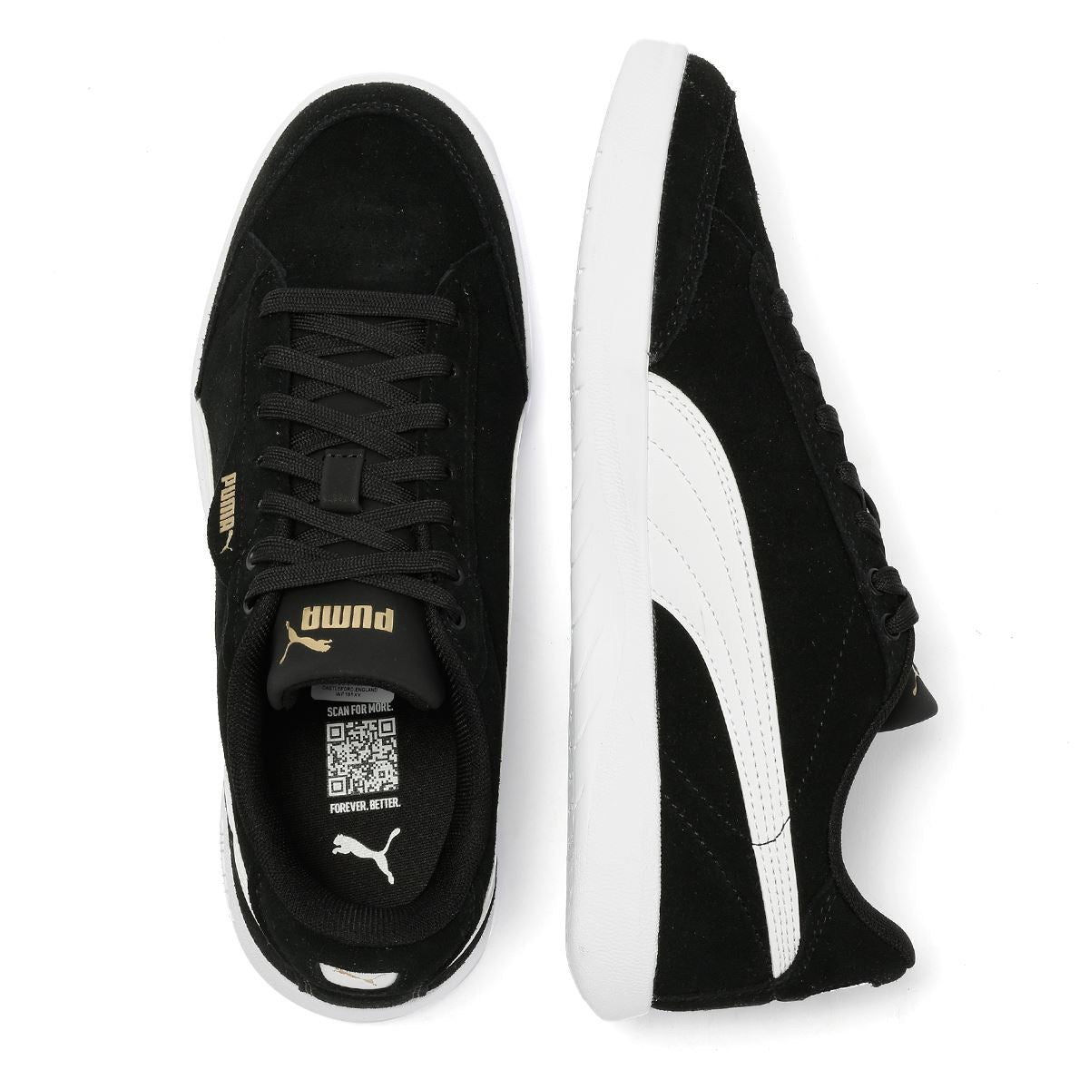 Puma Vikky Star SD Suede Women's Black Trainers