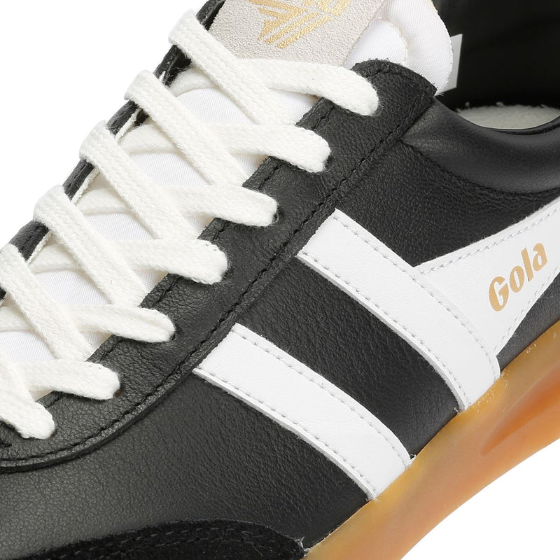 Gola Cyclone Leather Women's Black/White/Gum Trainers
