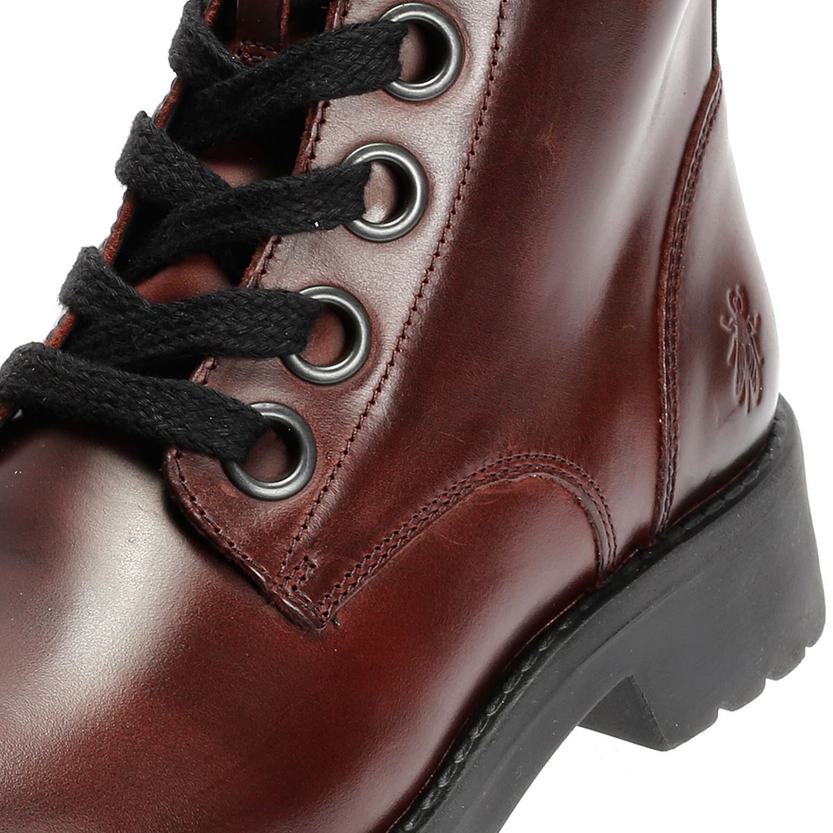 Fly London Ragi Leather Women's Wine Boots