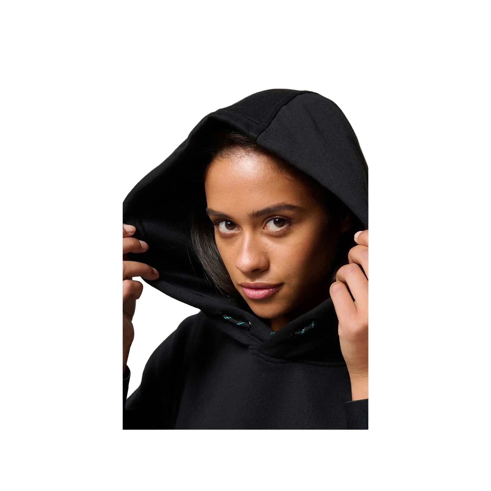 Hard Yakka Gladiator Cotton Women's Black Hooded Sweatshirt