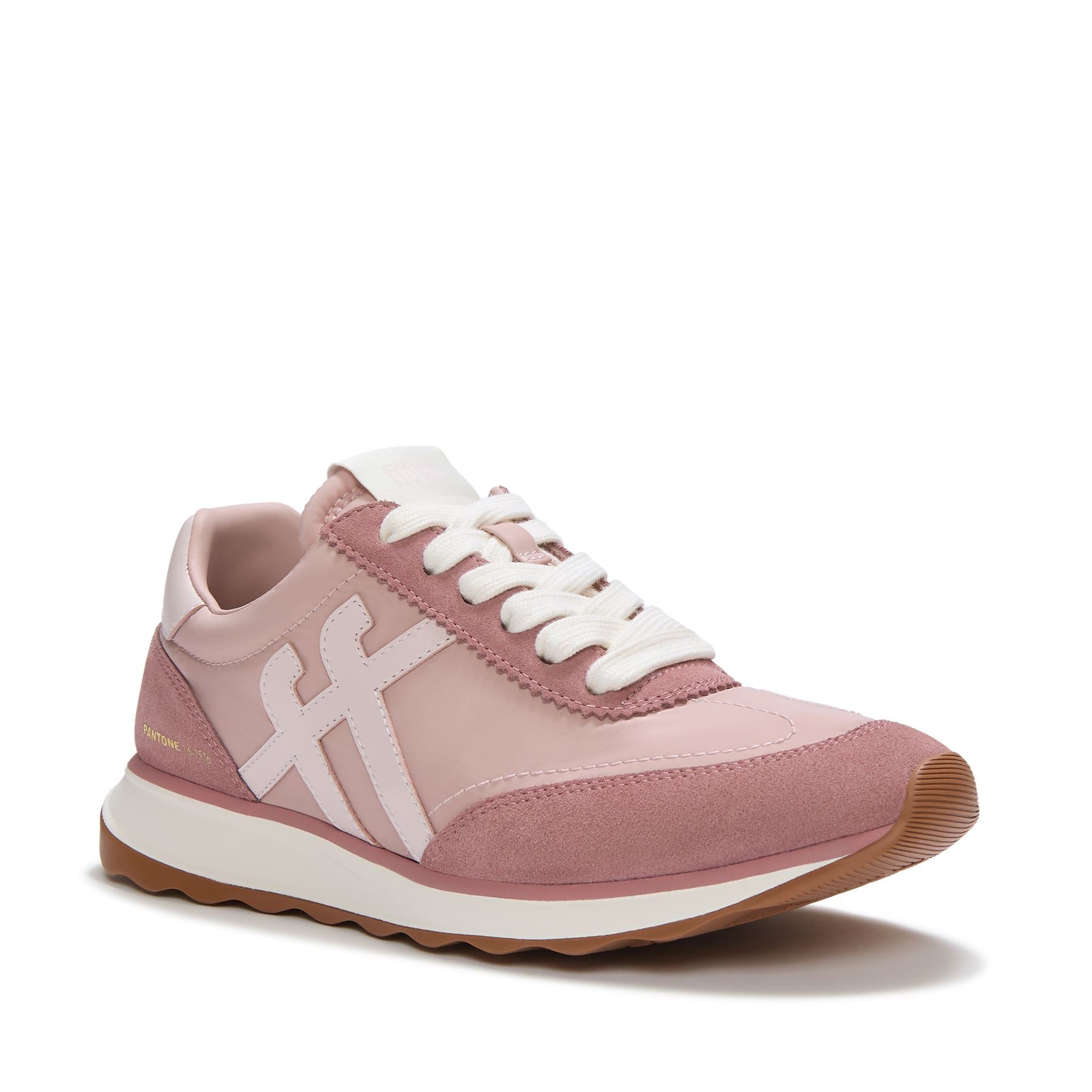 FitFlop X Pantone Retro-Q Suede Women's Rose Trainers