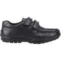 Hush Puppies Maddox Leather Junior Black Shoes