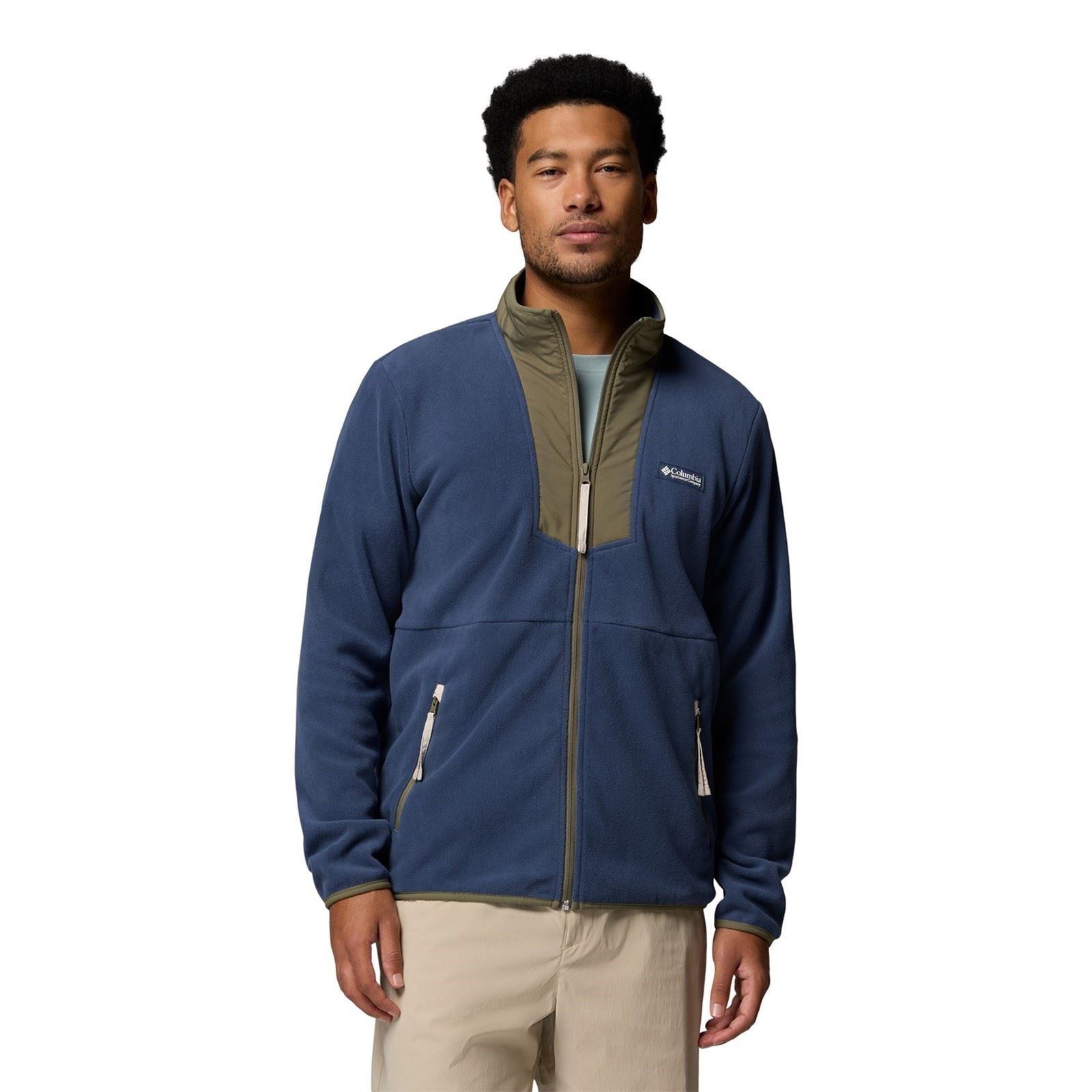 Columbia Sequoia Grove Full Zip Men's Blue Fleece Jacket