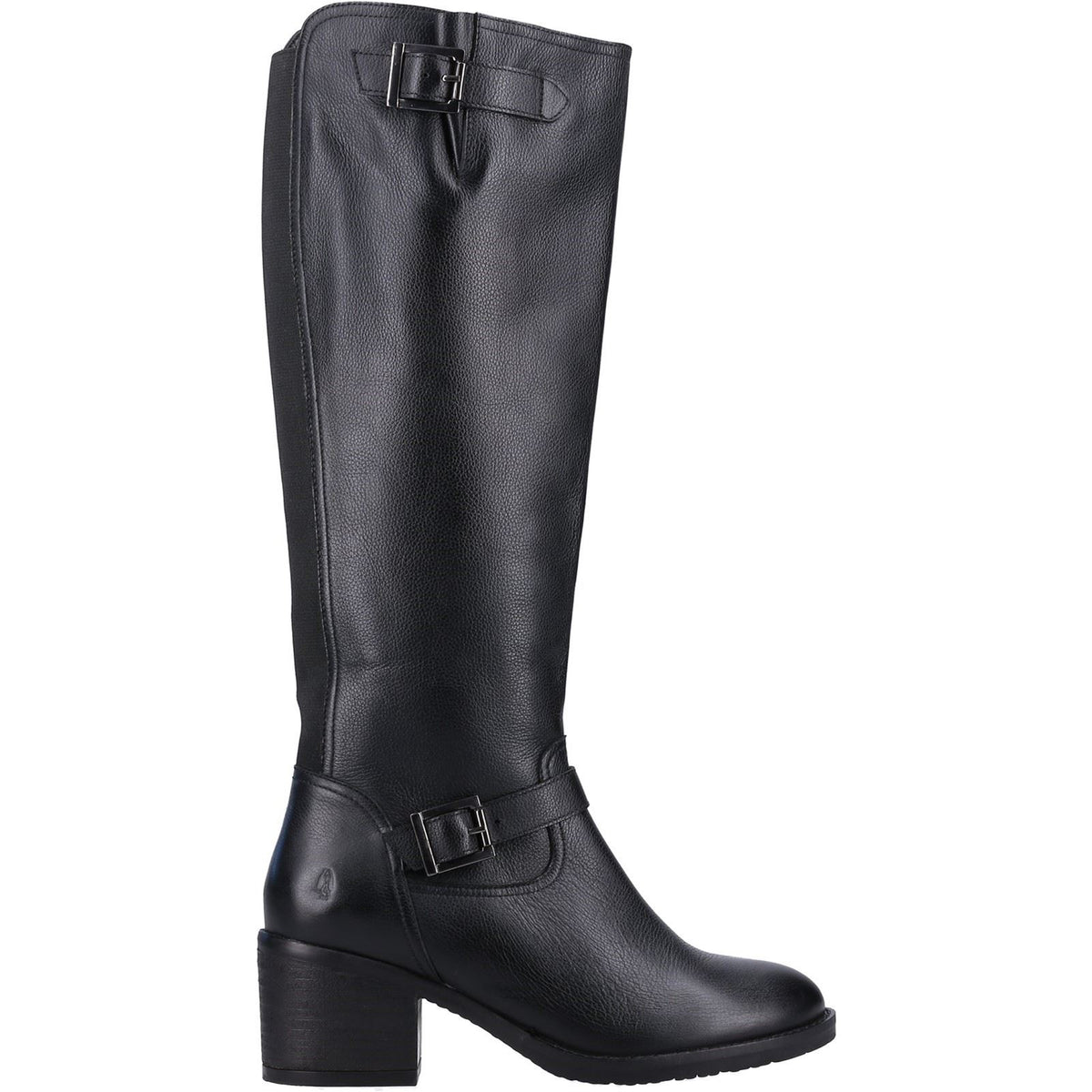 Hush Puppies Heidi Leather Women's Black Leather Boots