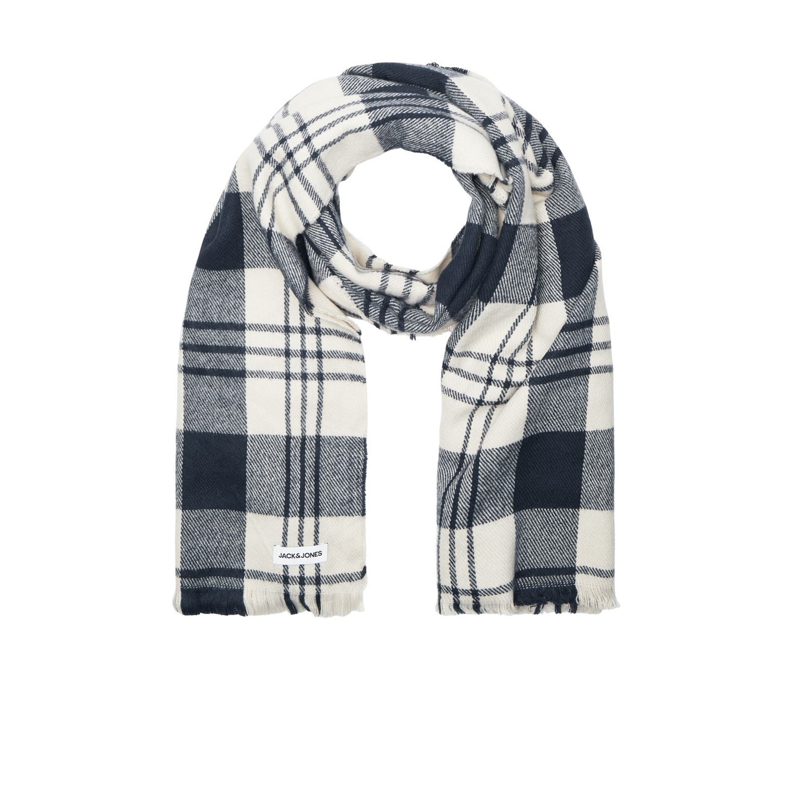 Jack & Jones Frost DNA Synthetic Blue Hat & Scarf Set
