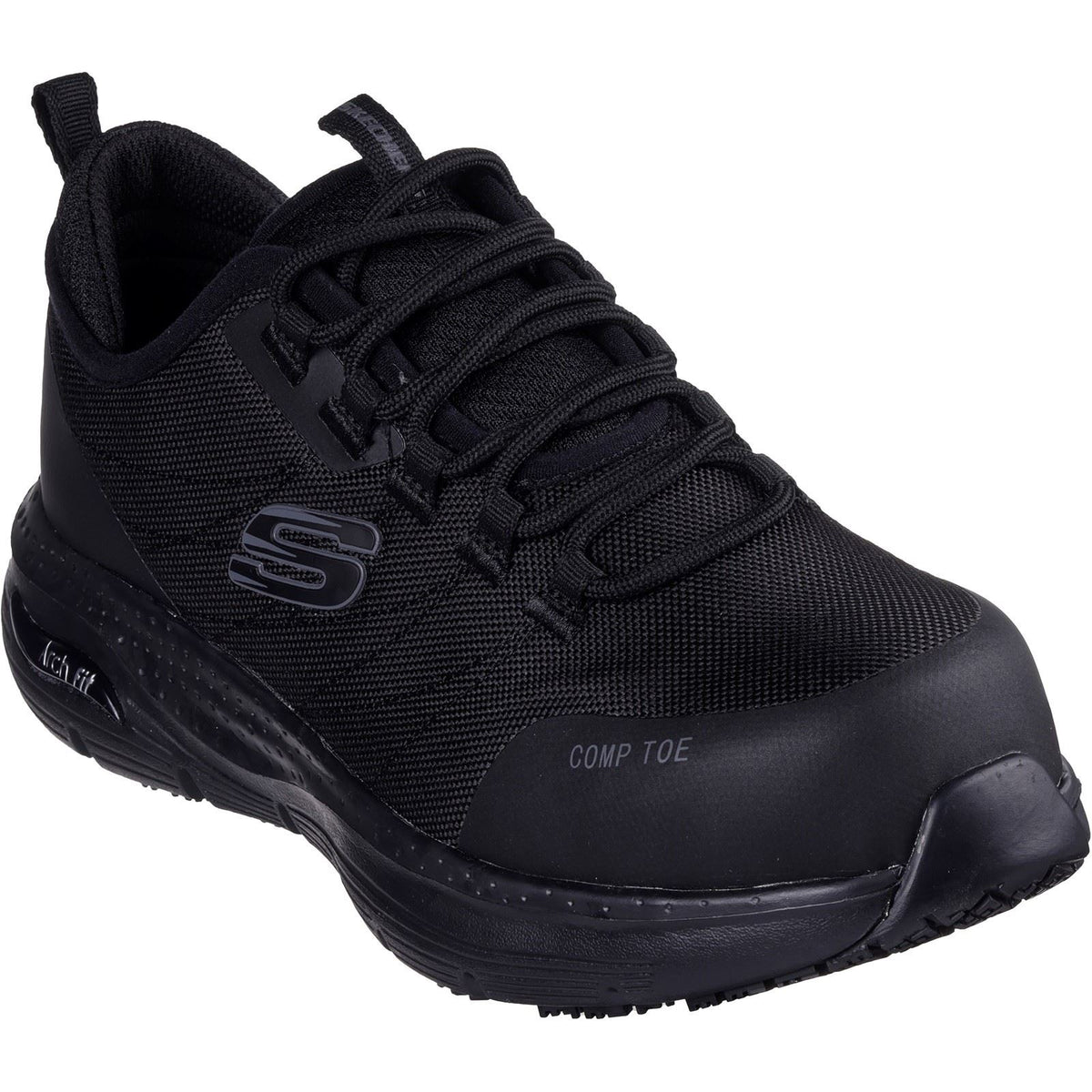 Skechers Workwear Arch Fit SR Ebinal Textile Women's Black Safety Trainers
