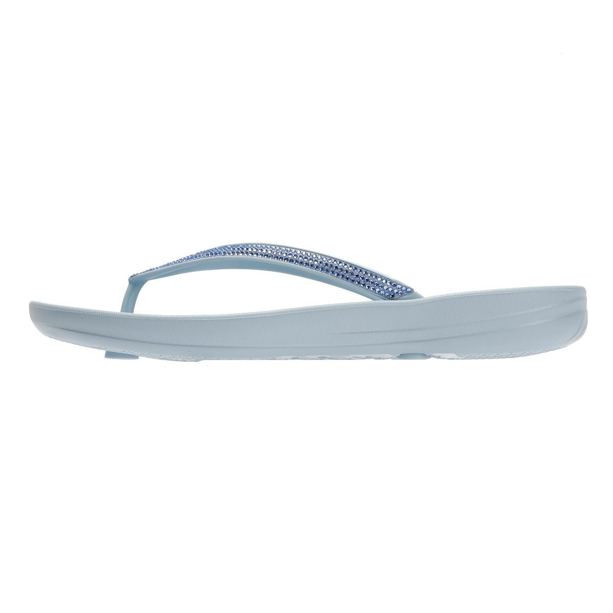FitFlop Iqushion Sparkle Women's Cloudy Blue Flip Flops