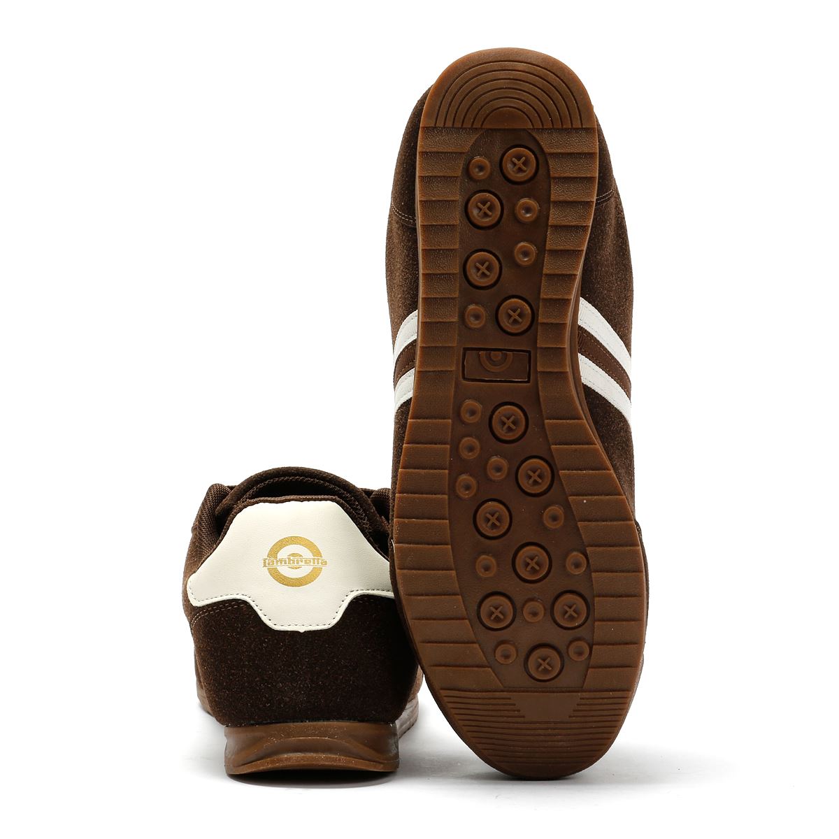 Lambretta Tackle Men's Chocolate Trainers