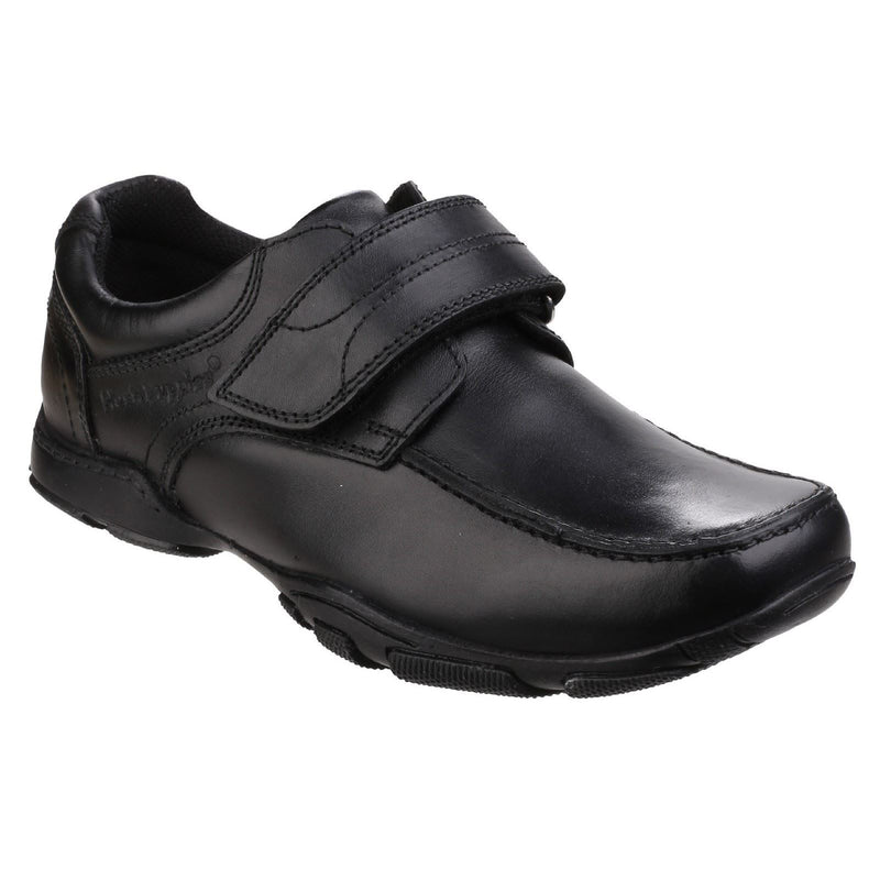 Hush Puppies Freddy 2 Senior Leather Boys's Black Shoes