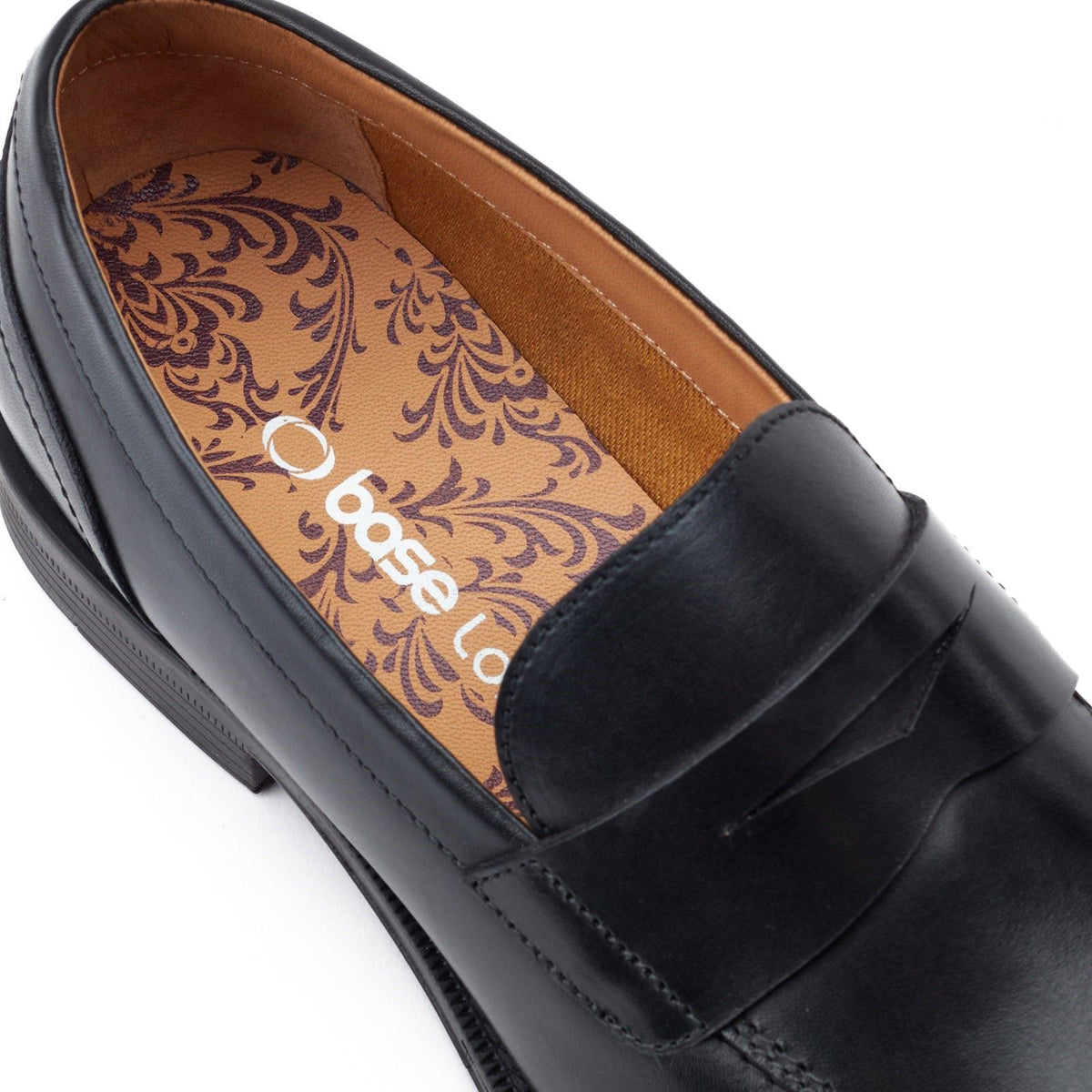 NEW ALFRED SARGENT Men\'s Sz US 10D UK 9D KENNEDY Black Leather Slip On Loafer Loafers | Abbot main image 3
