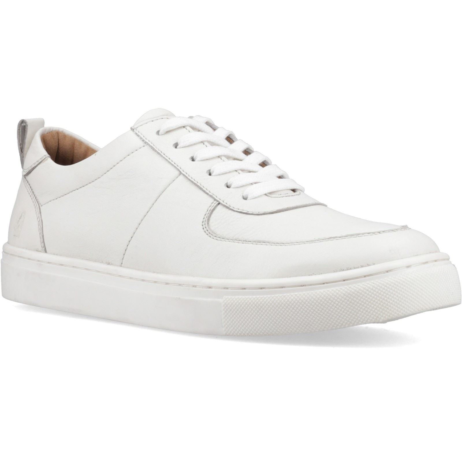Hush Puppies Ciro Leather Men's WHITE Trainers