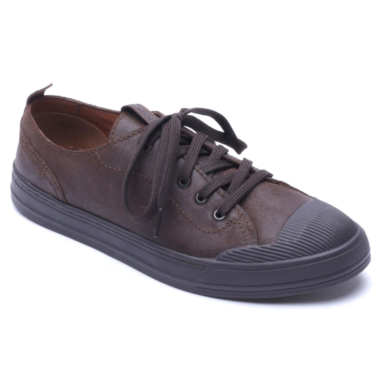 Base London Volt Leather Men's BROWN Lace-Up Shoes