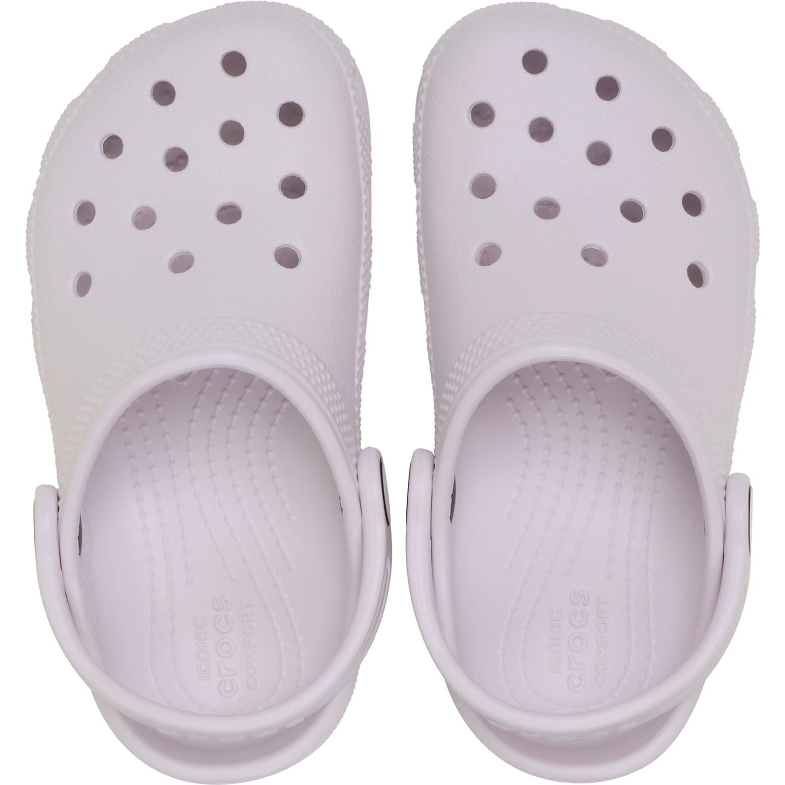 Crocs Classic Clog Toddler EVA Girl's Grape Ice Casual Shoes - Clogs