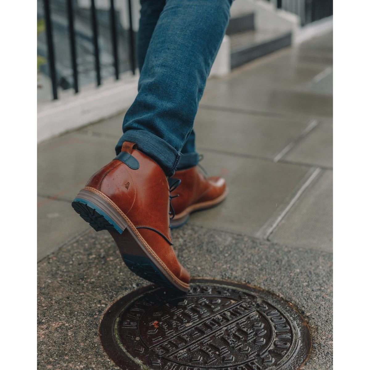Hush Puppies Jonas Chukka Leather Men's Tan Boots