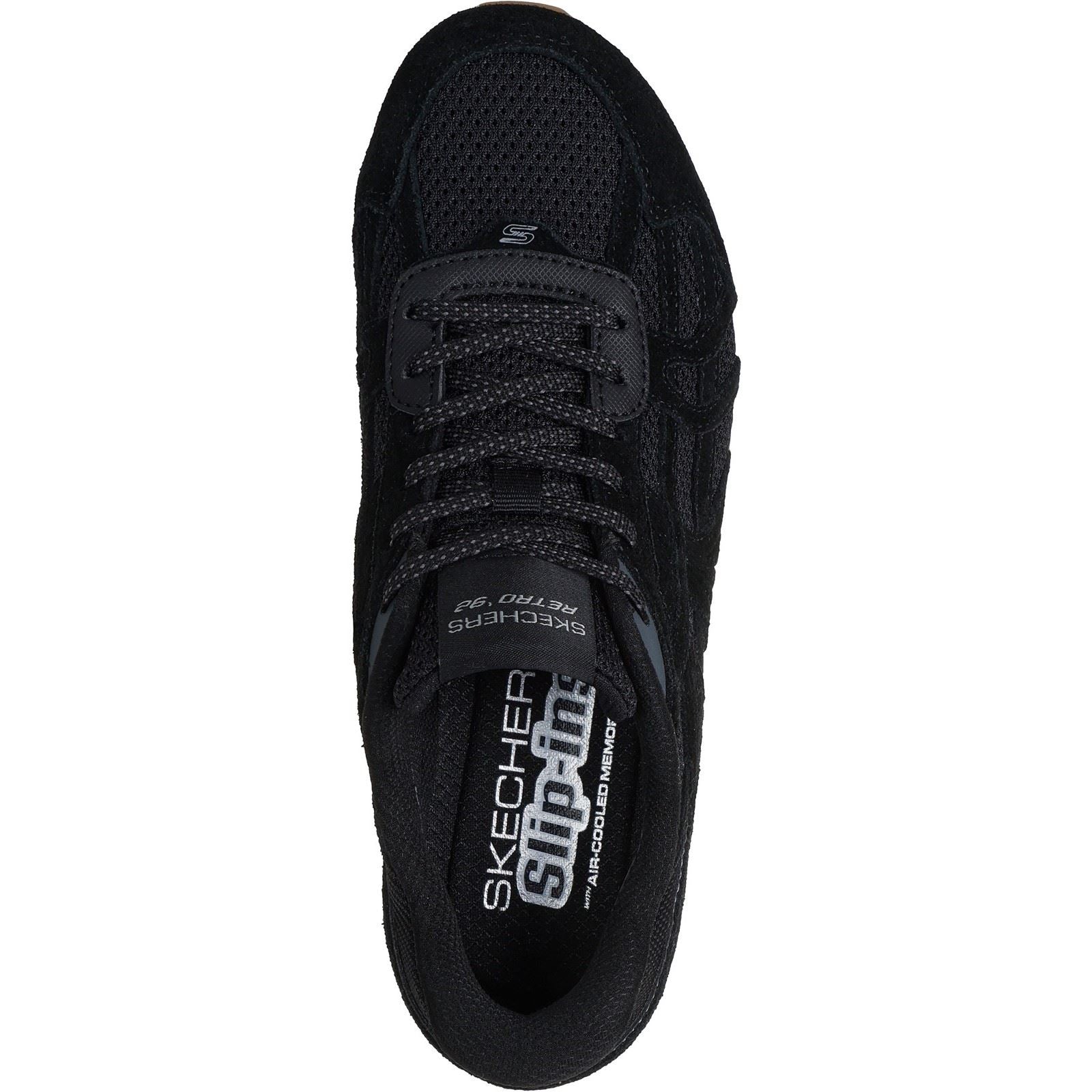 Skechers Retro Lite Oshare Leather Women's Black Trainers