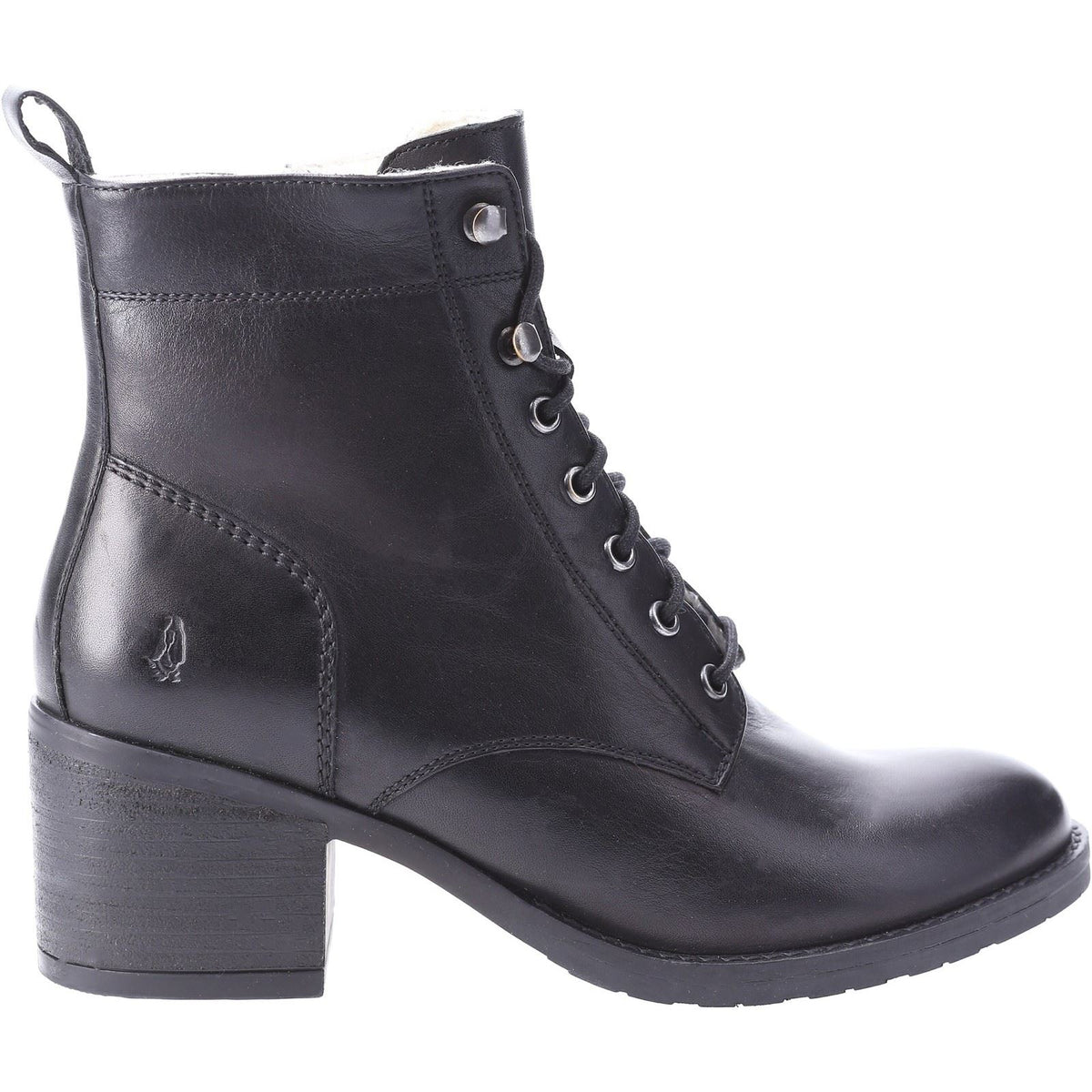 Hush Puppies Harriet Leather Women's Black Boots