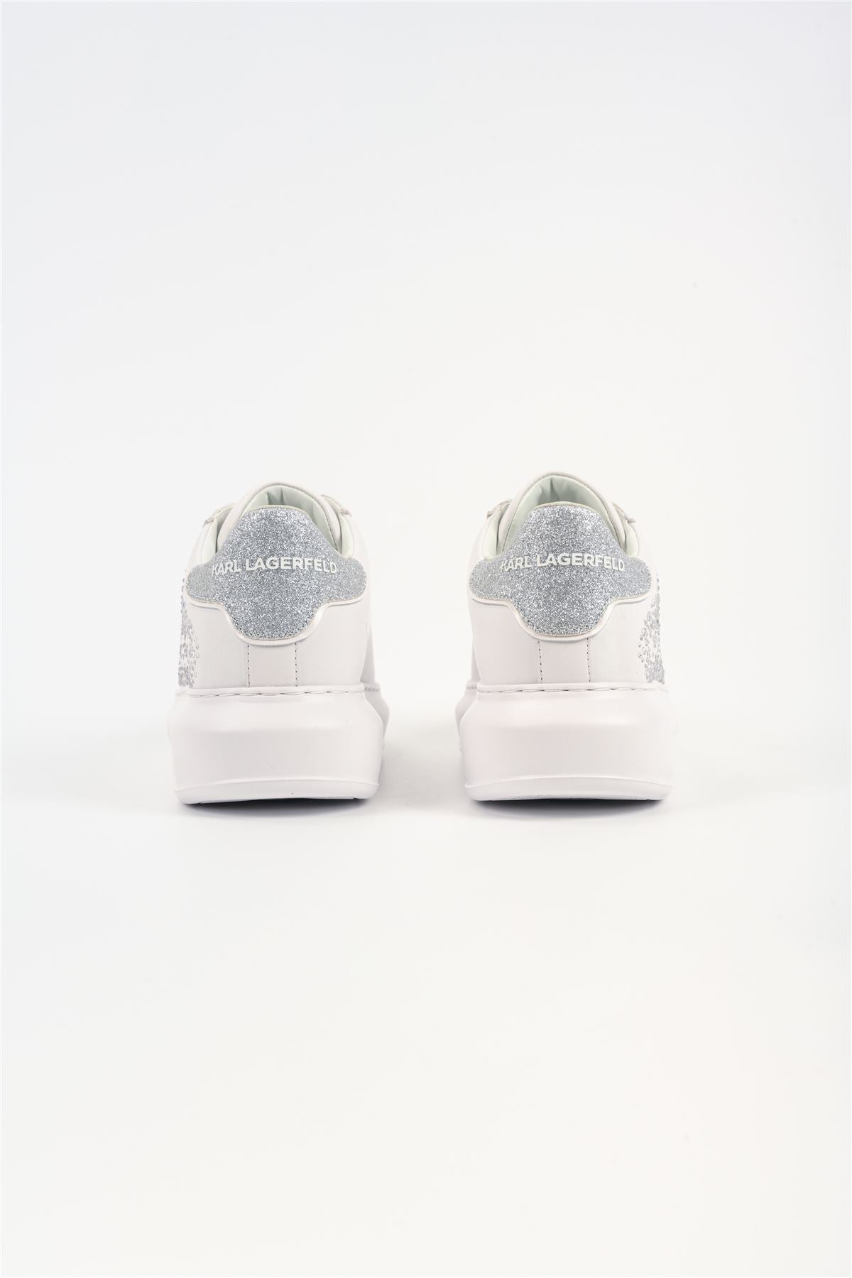 Karl Lagerfeld Kapri Konstellation Leather Women's White/Silver Trainers