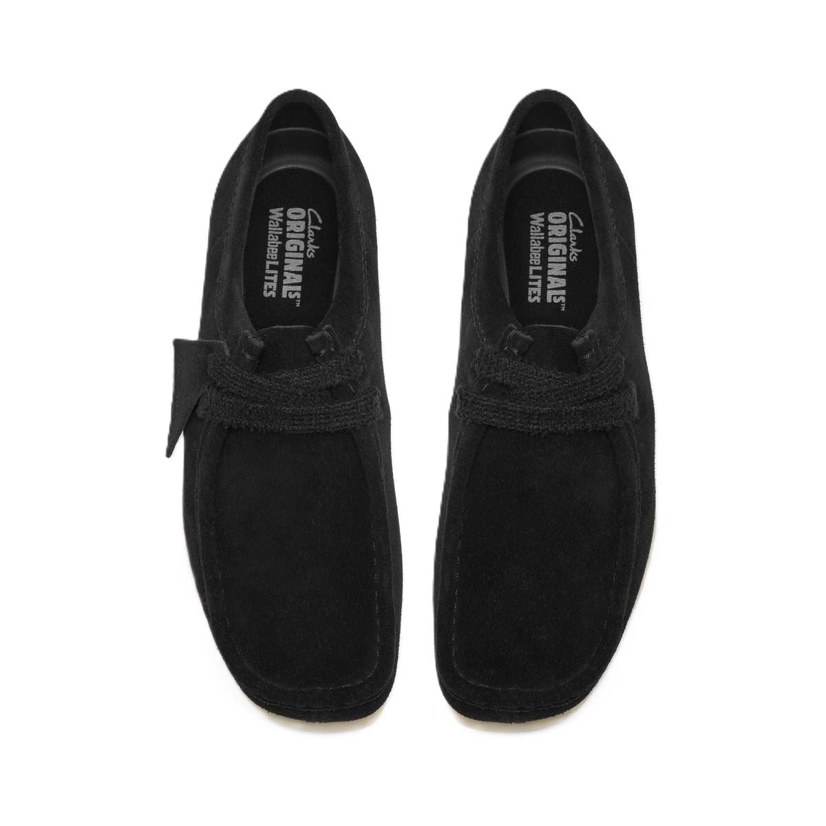 Clarks Originals Wallabee Lite Suede Women's Black Shoes