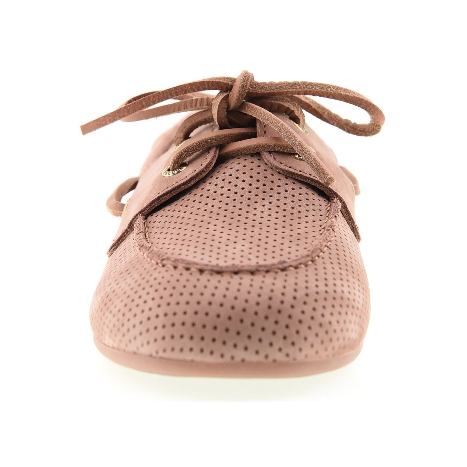 Sperry Slim Boat Shoe Leather Women's Amaretto Boat Shoes