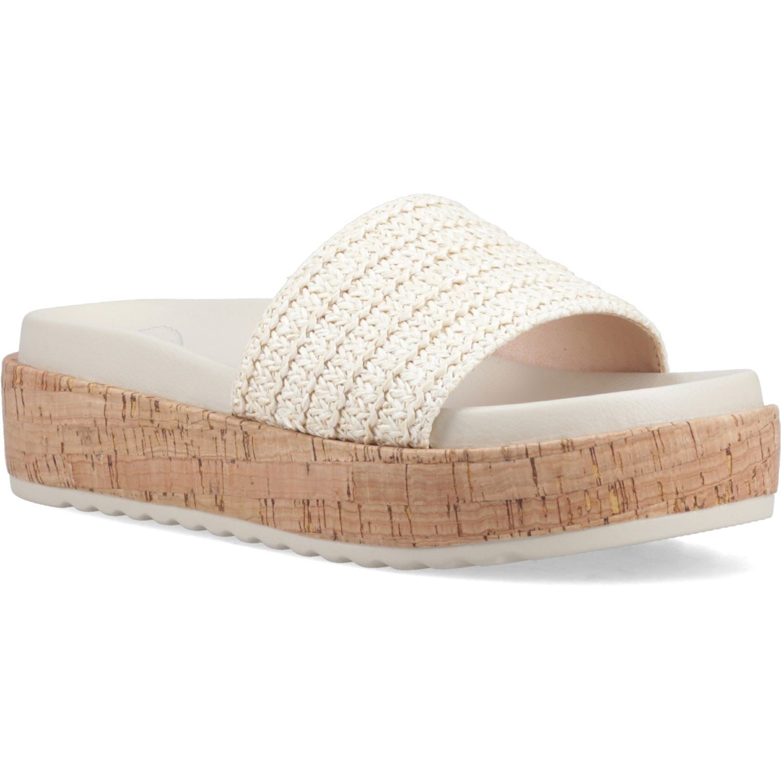 Rocket Dog Faye Alti Raffia Textile Women's Natural Sandals