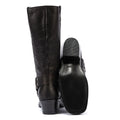 Bronx Trig-Ger Harness Leather Women's Black Boots