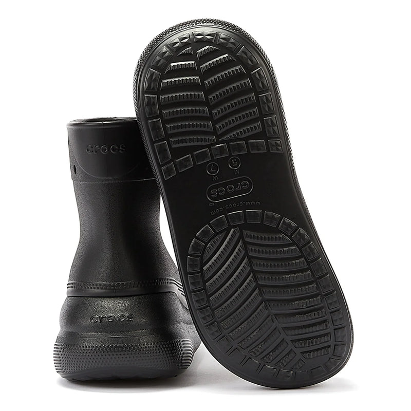 Crocs Classic Crush Boot Women s Black Boots Tower London.Com