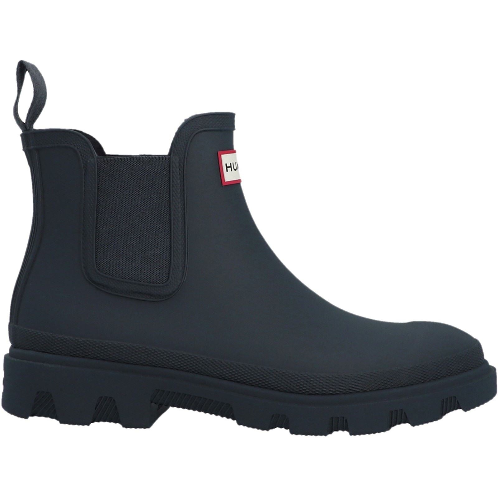 Hunter Downpour Chelsea Rubber Men's Hunter Navy Wellington Boots