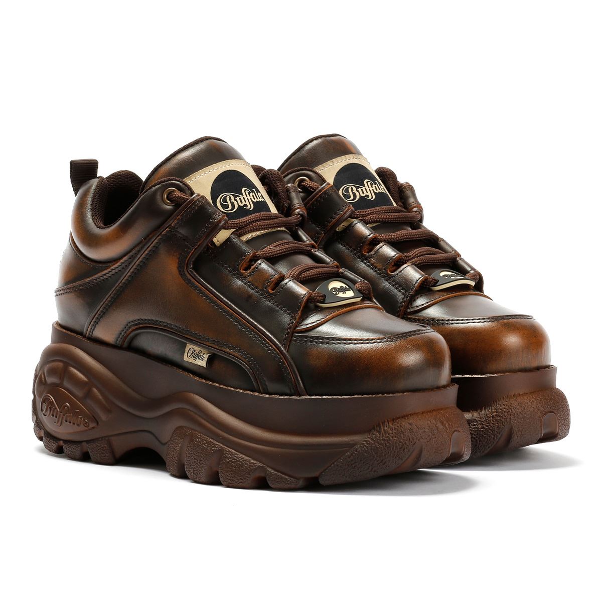 Buffalo Browning Vintage Women's Brown Trainers