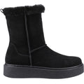 Hush Puppies Becca Mid Suede Women's Black Boots