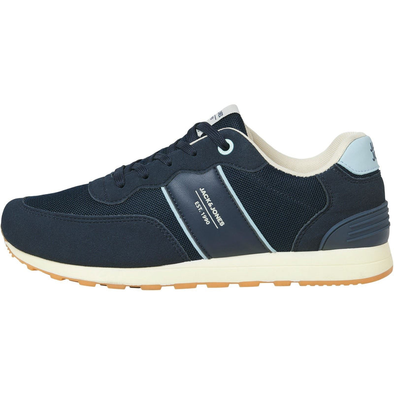 Jack & Jones Spirit Runner Synthetic Men's Navy Blazer/Glacier Ice Trainers