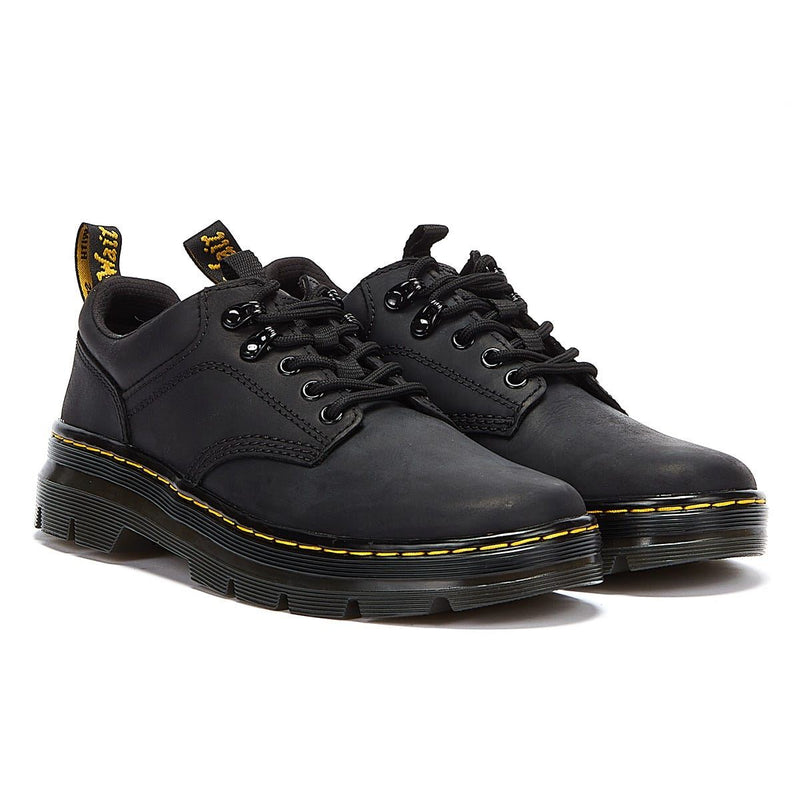Massive savings of up to 50% off! Live Now at Tower London 5 Dr. Martens Reeder Wyoming Black Lace-Up Shoes