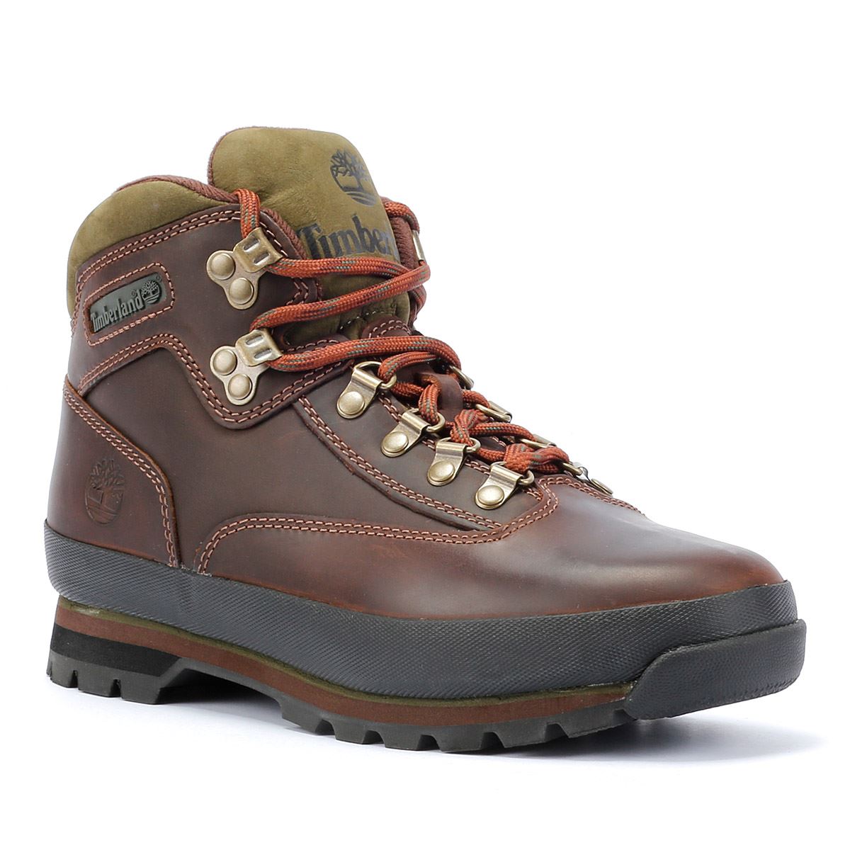 Timberland Euro Hiker Mid Lace Leather Men's Brown Boots