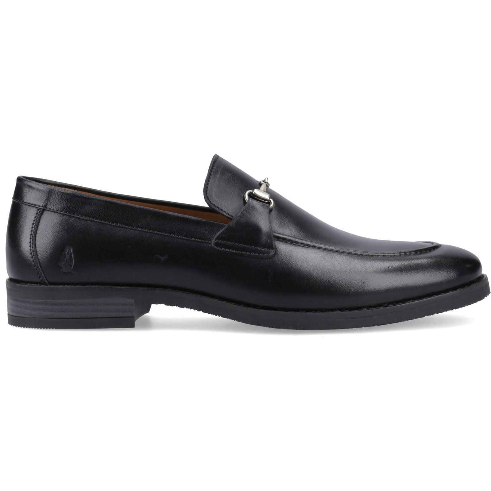 Hush Puppies Moses Leather Men's Black Loafers
