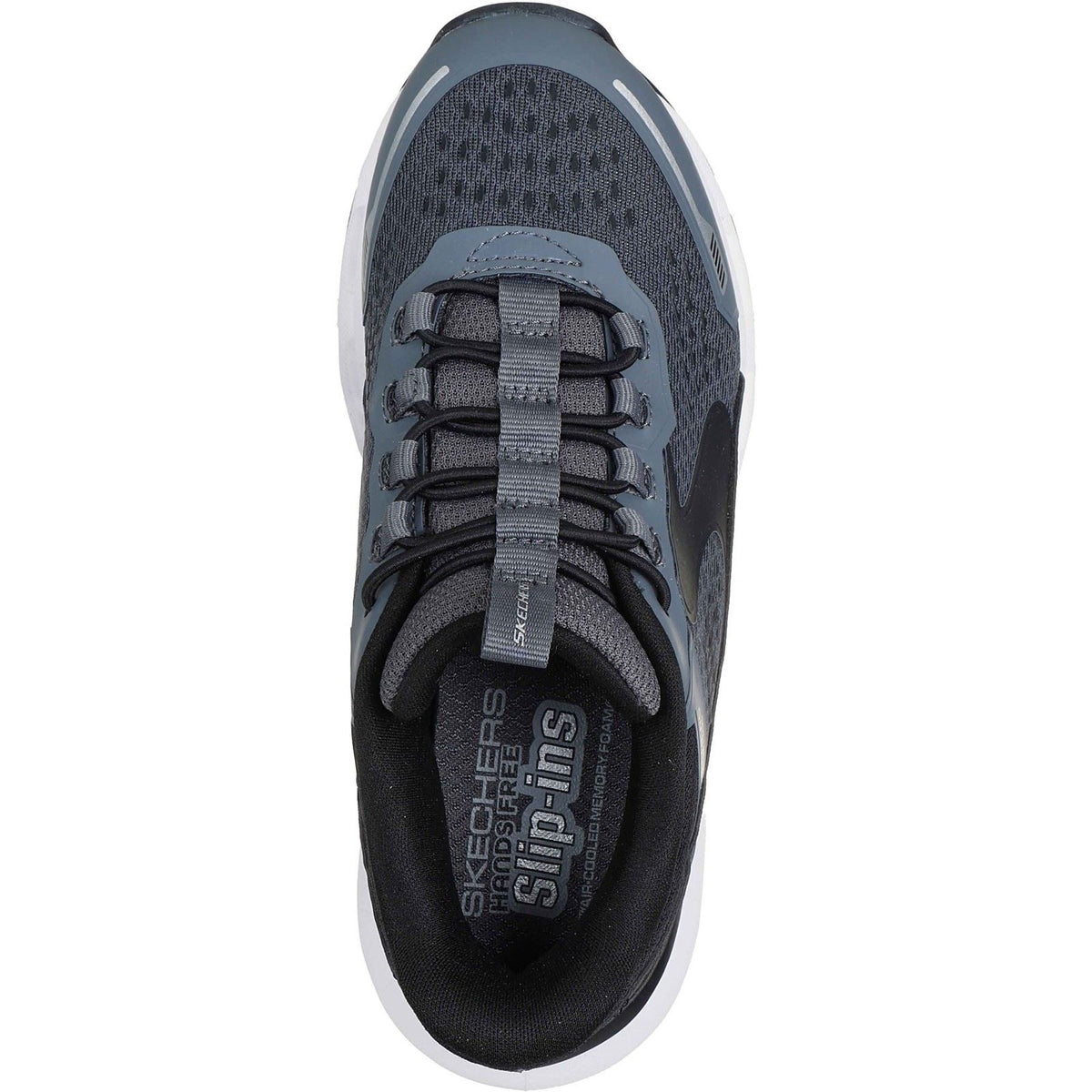Skechers Glide-Step Plus Vista-Lane Polyurethane Charcoal/Black Trainers