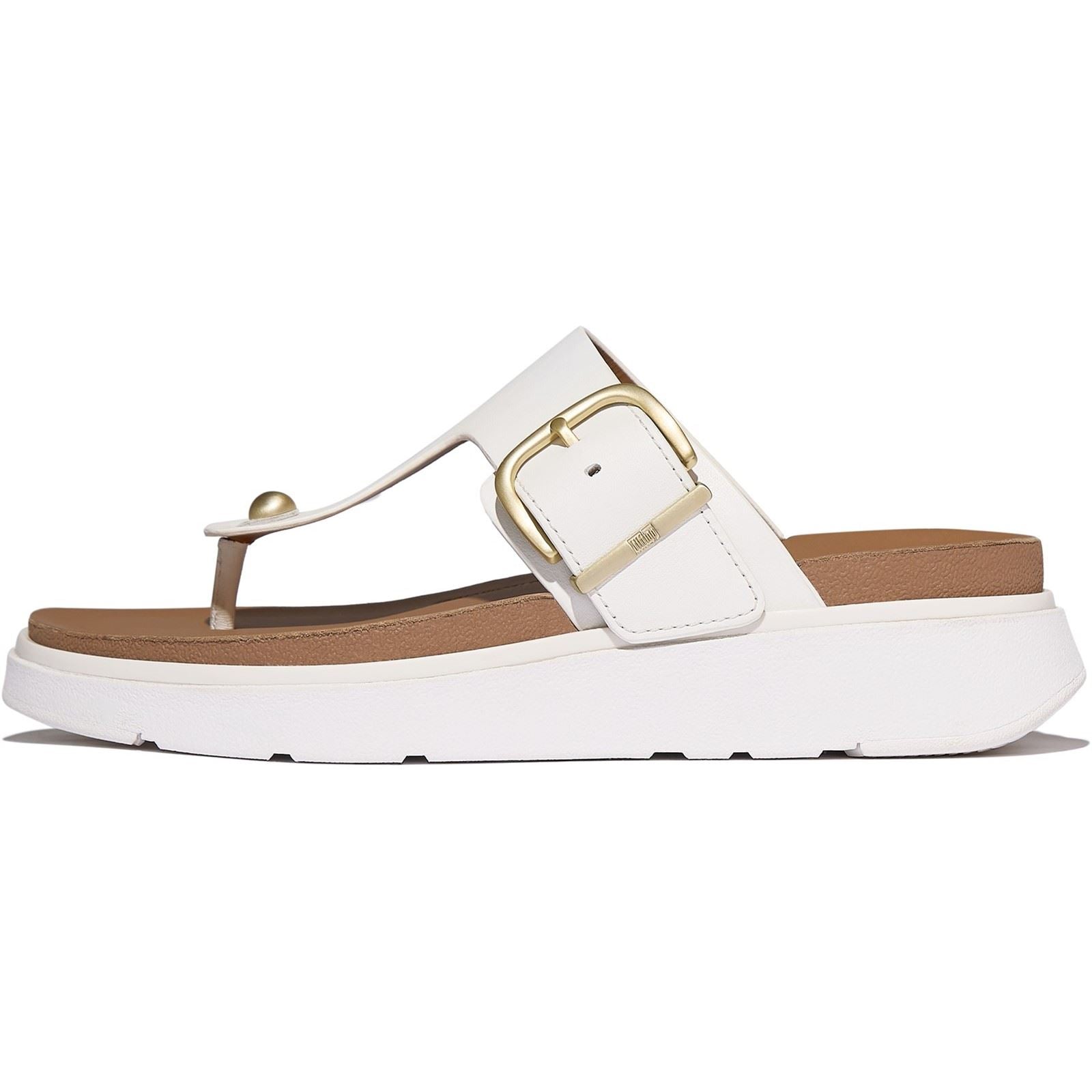 Fitflop Gen-FF Toe-Post Leather Women's Urban White Sandals