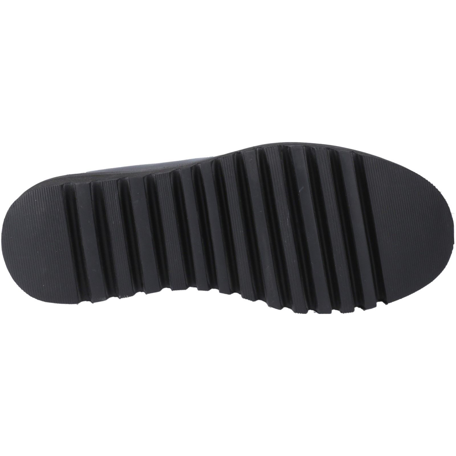 Hush Puppies Francis Youth Girl's Black Patent Leather Loafers