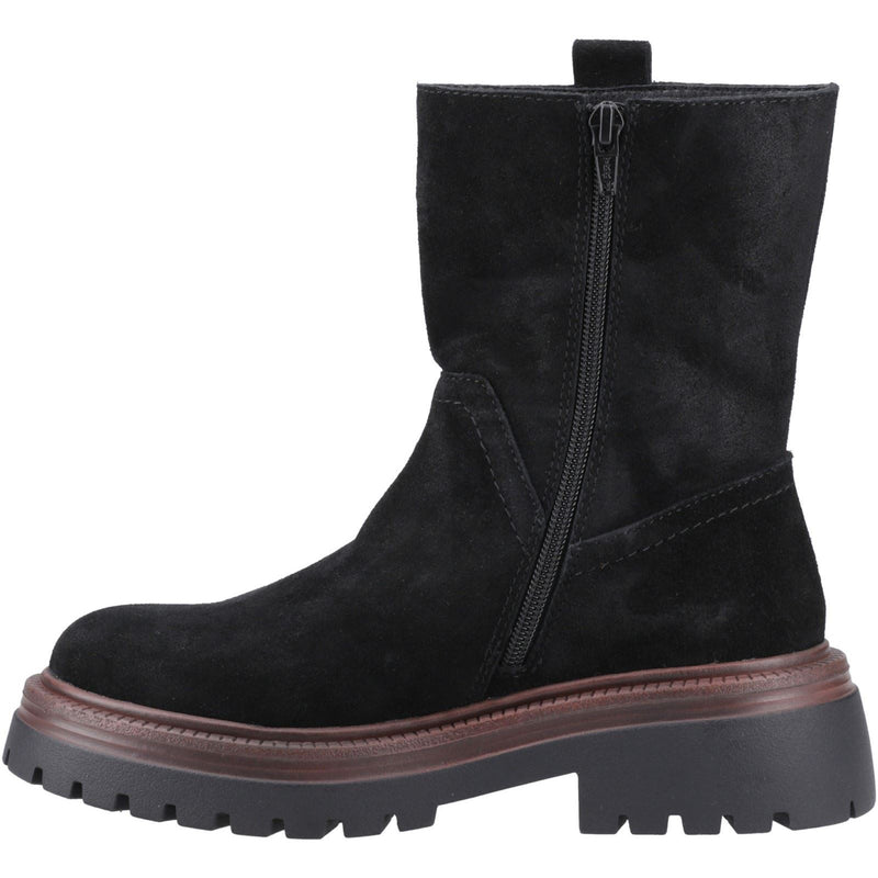Hush Puppies Rebecca Suede Women's Black Boots