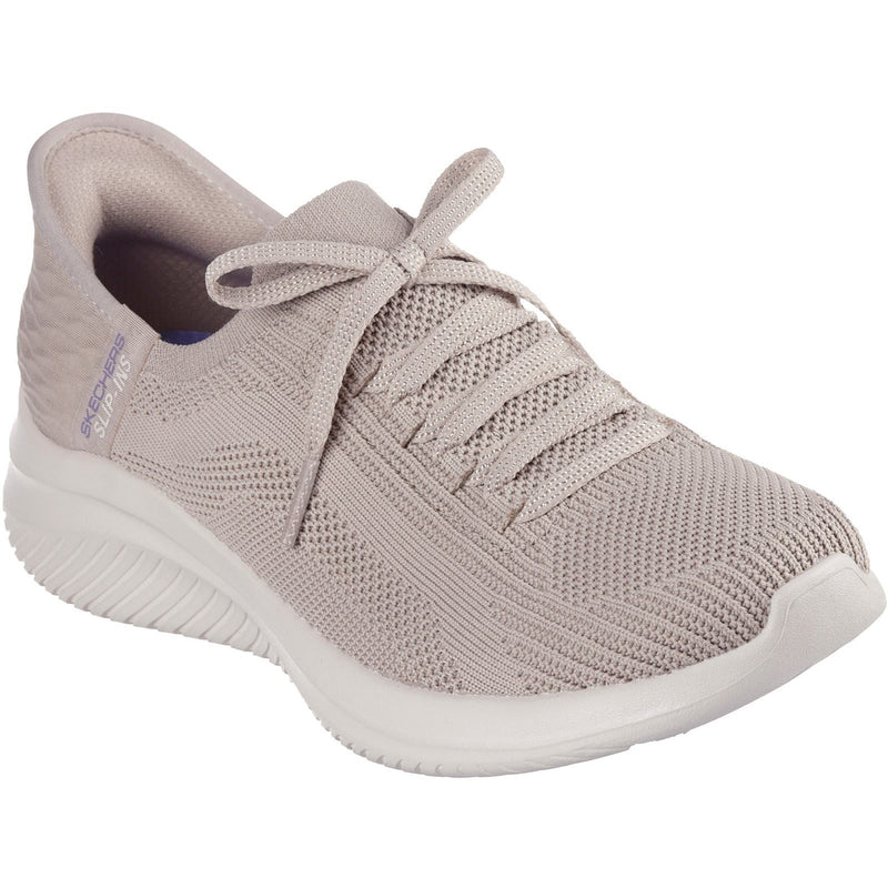 Skechers Ultra Flex 3.0 Brilliant Path Textile Women's Taupe Trainers