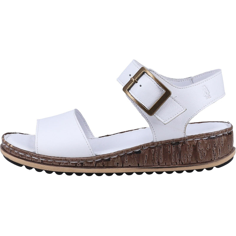 Hush Puppies Ellie Leather Women's White Sandals