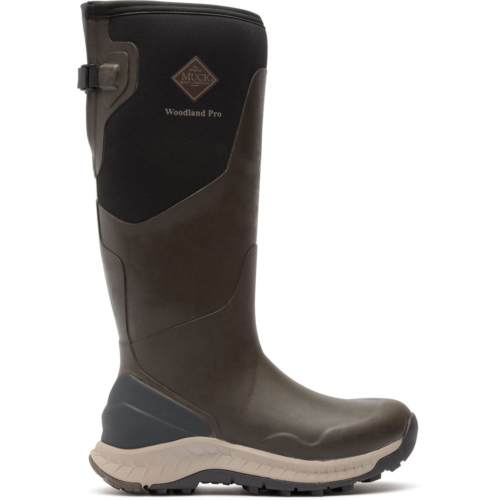 Muck Boots Woodland Pro Rubber Men's COFFEE Wellington Boots