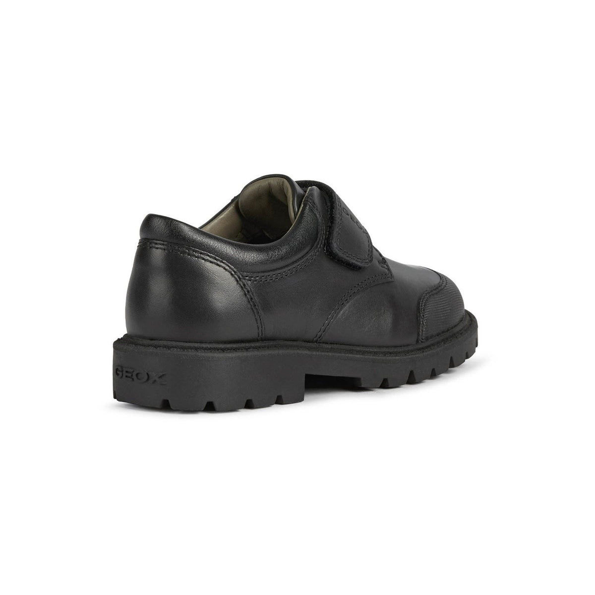 Geox Shaylax Leather Junior Black Shoes