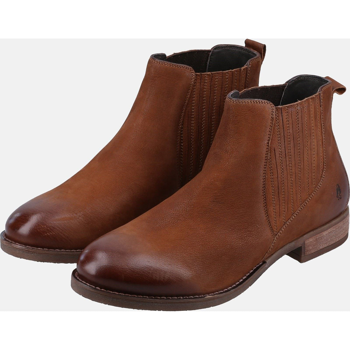 Hush Puppies Edith Leather Women's Tan Boots
