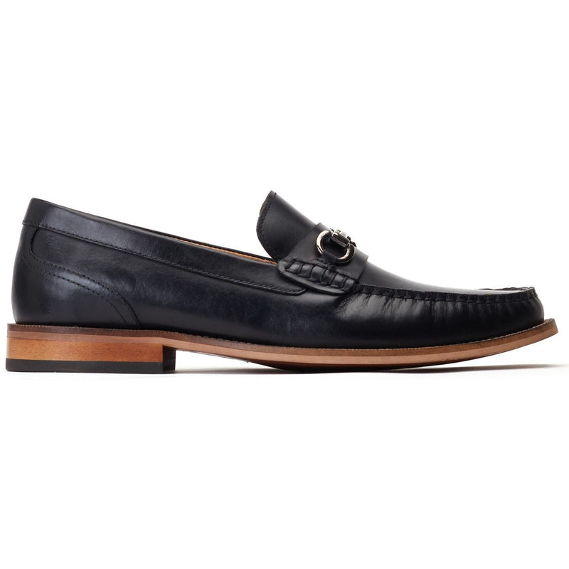 Base London Madison Leather Men's Black Loafers