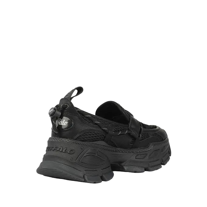 Buffalo Loafer TEC Women's Black Loafers
