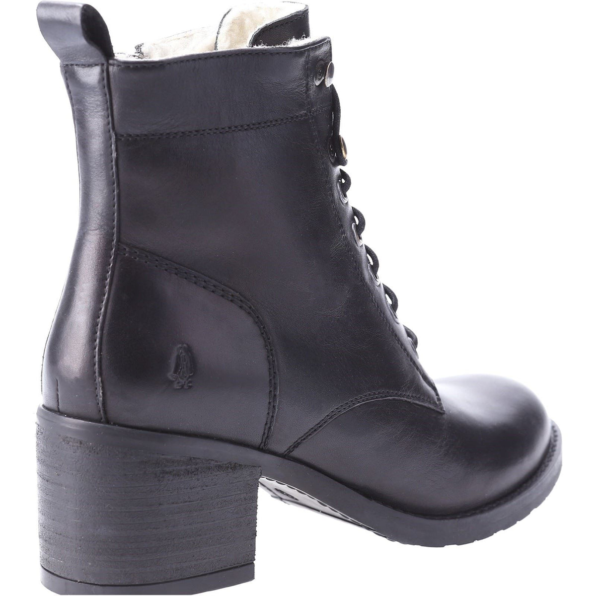 Hush Puppies Harriet Leather Women's Black Boots