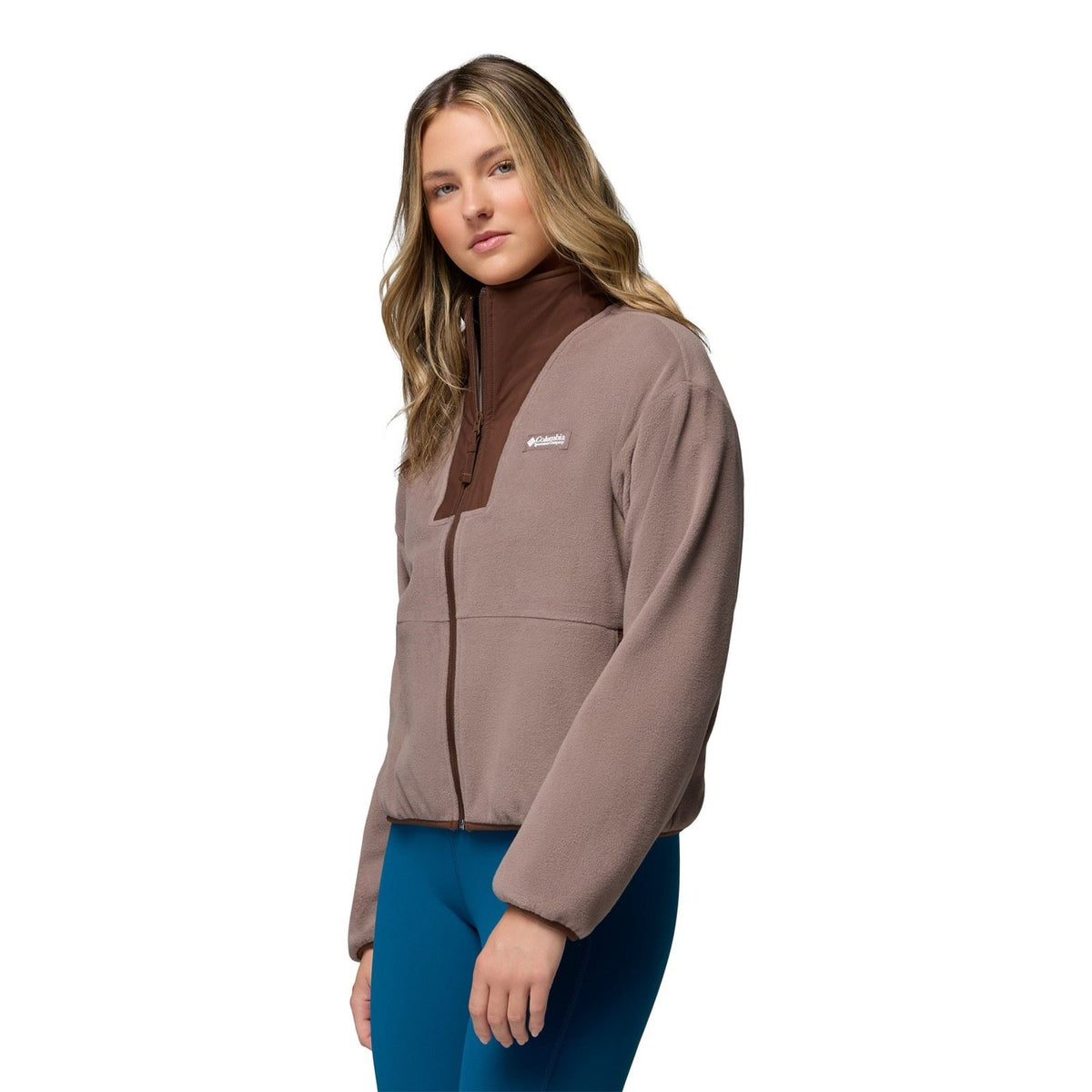 Columbia Sequoia Grove II Full Zip Women's Brown Fleece Jackets