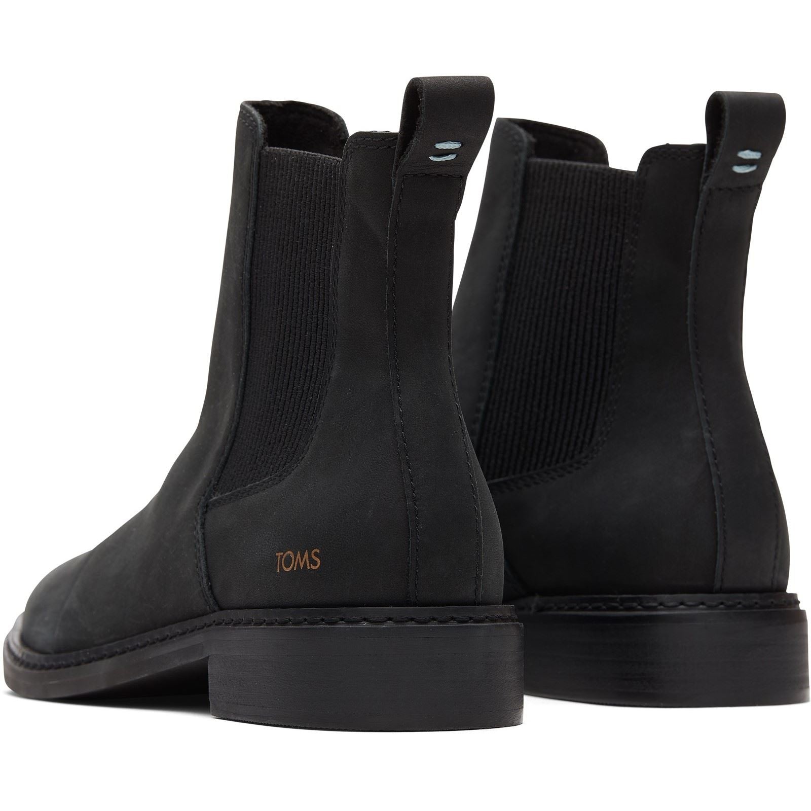 TOMS Charlie Leather Women's Black Boots
