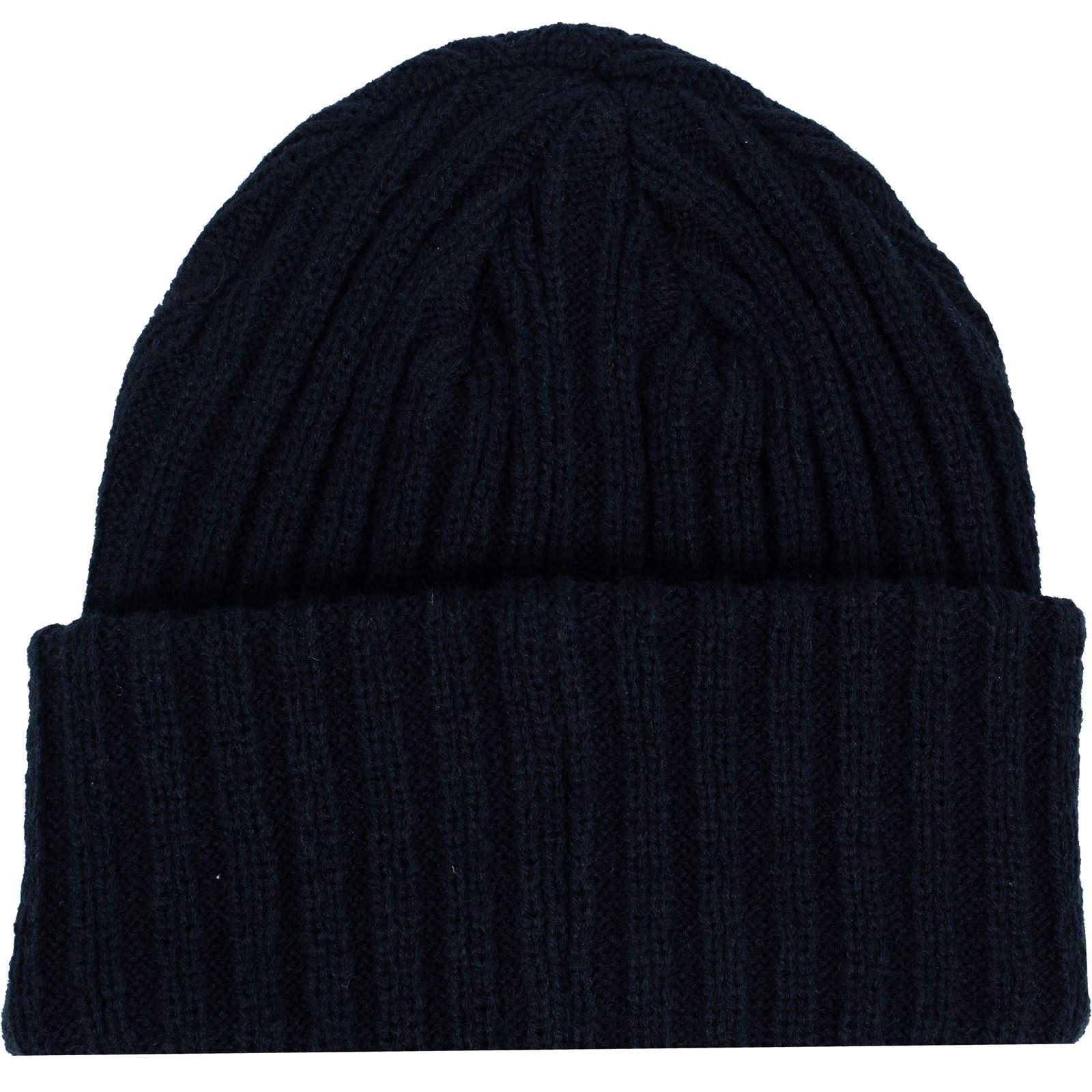 Caterpillar Rib Watch Black Beanie Hat