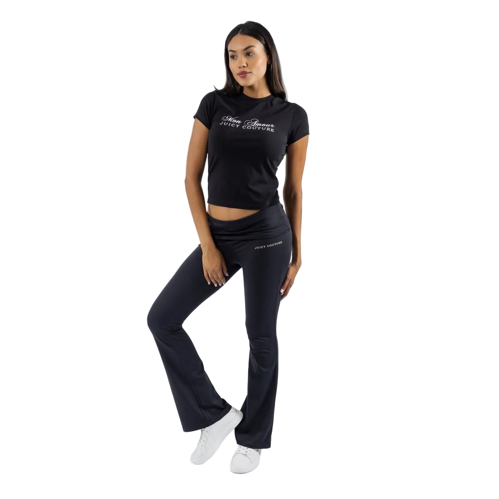 Juicy Couture Mon Amour Cotton Women's Black T-Shirt